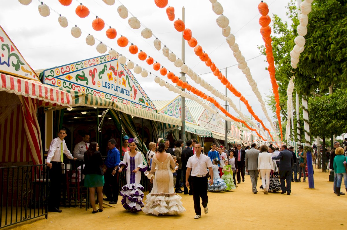 Se garer à la Foire d'Avril de Séville (2023)