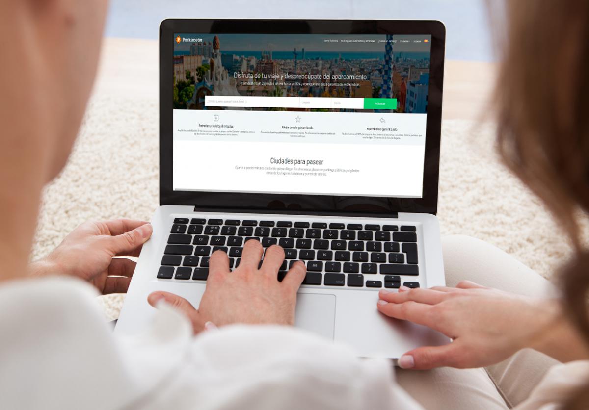 Webs ofertas parking servicio seguro Parkimeter