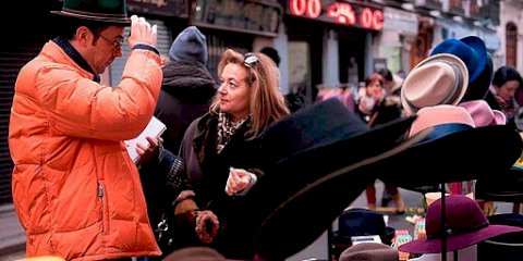Salesas Village in Madrid: where to park to visit the city's best street market.