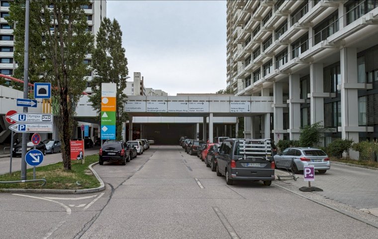 Parkplatz Olympiastadion Mnchen
