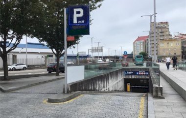 PARKIA O'Berbés Casco Vello Vigo car park in Vigo