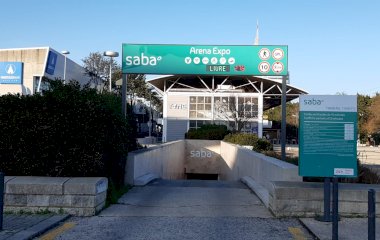 Book a parking spot in SABA Arena Expo car park