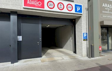 Reserveer een parkeerplek in parkeergarage ParkBee Adagio Antwerp City Center