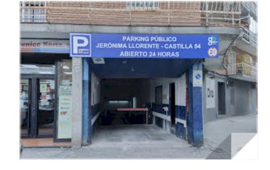 Reservar una plaza en el parking Jerónima Llorente - Castilla 54