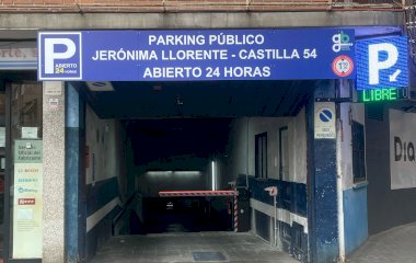 Book en plads i Jerónima Llorente - Castilla 54 parkeringsplads