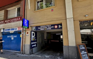 Reservar una plaça al pàrquing Sagrada Família - Rosselló
