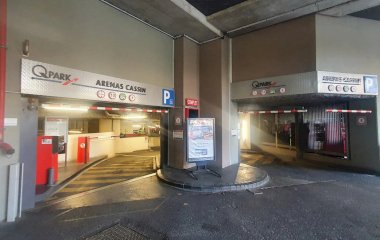 Réservez une place dans le parking Q-Park Arénas Cassin - Aéroport de Nice