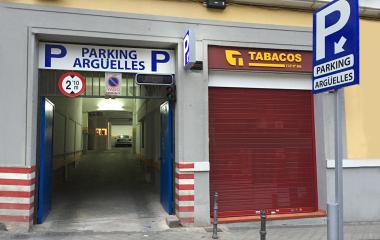 Reservar una plaza en el parking Argüelles r.