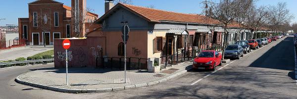 Parking near Moscardó (Madrid)