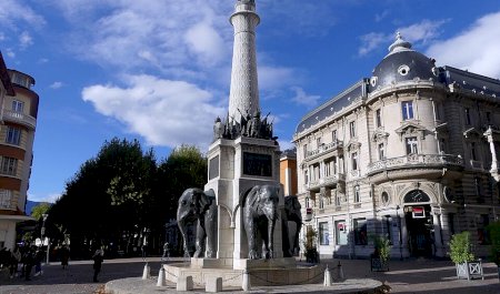 La Fontaine des Éléphants, Chambéry
