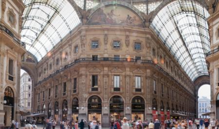 Galleria Vittorio Emanuele II, Milà